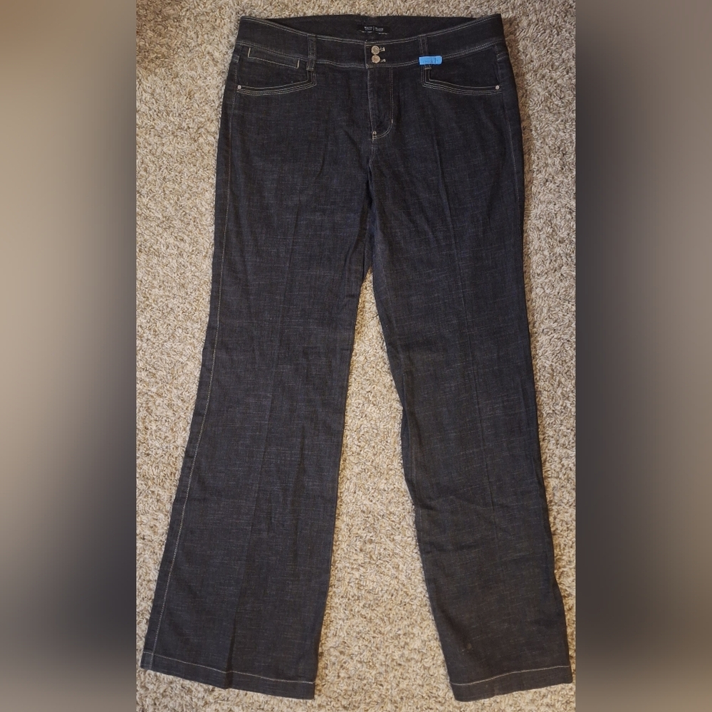 White House Black Market Denim Jeans Blanc 12R NWOT